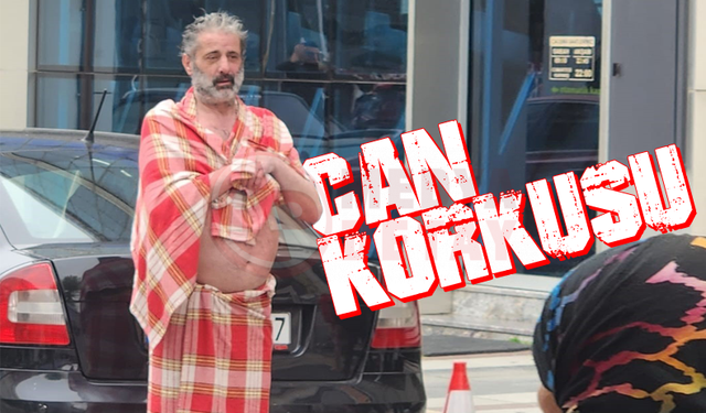 Depreme hamamda yakalandı: Peştemalle kendini sokağa attı