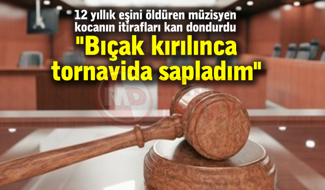 12 yıllık eşini öldüren müzisyen kocanın itirafları kan dondurdu