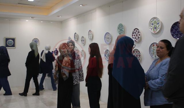 Çini Sanatı SAÜ’de sergilendi