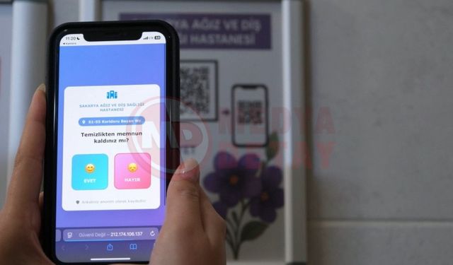 Hastanede QR kodla temizlik şikayeti anında çözülecek