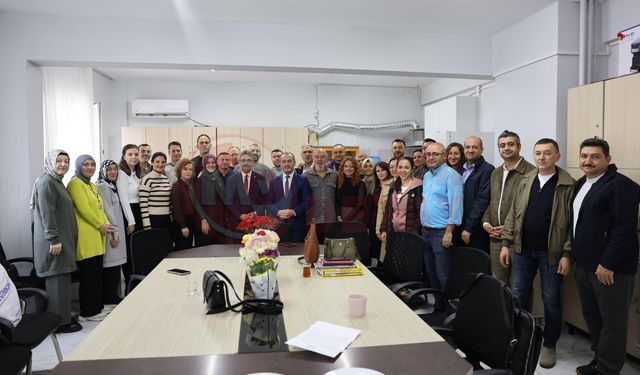 Başkan Dinç’ten okullara ziyaret