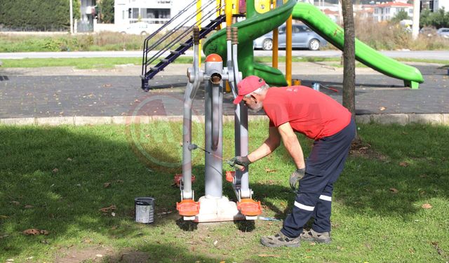 Erenler’de park ve bahçelerde  çalışmalar hız kesmiyor