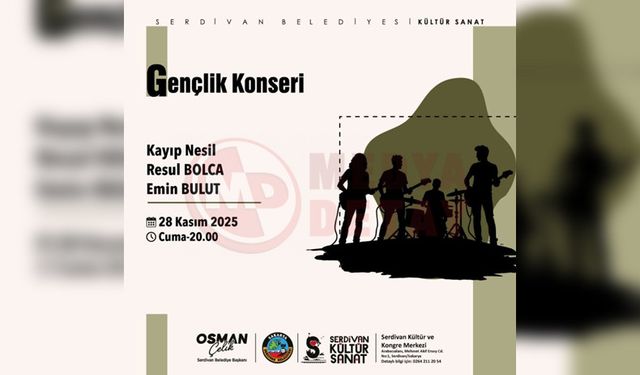 Serdivan’da gençlik konseri için geri sayım başladı