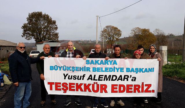 Sakarya Büyükşehir'den 16 ilçede asfalt hamlesi