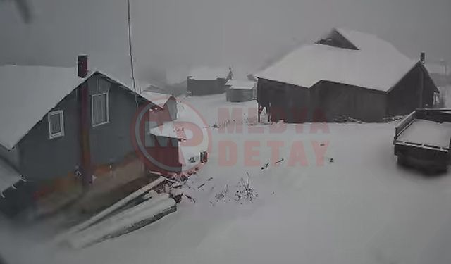 Dikmen yaylası kar altında