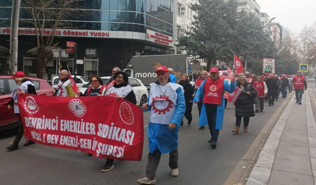 Emeklilerin hak mücadelesi: Samsun'dan Ankara'ya yürüdüler