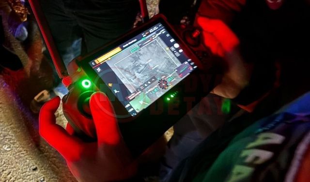 Yaşlı çift için gece görüşlü dronlar havalandı