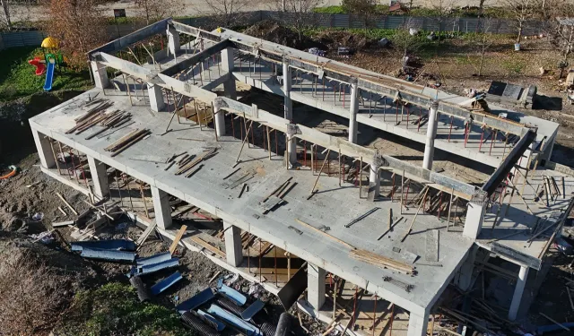 Sakarya'da Mekece Sosyal Tesisi yükseliyor