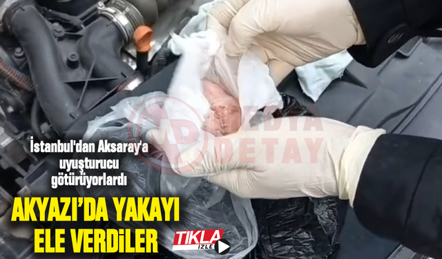 İstanbul'dan Aksaray'a uyuşturucu götürüyorlardı