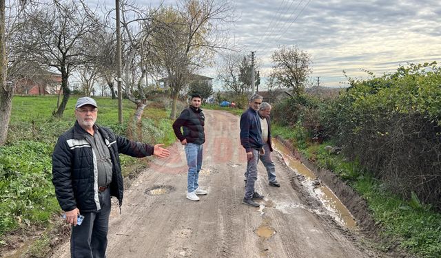 Mahallelinin yol çilesi!