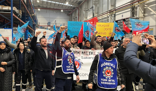 Metal işçileri yine eylemde!