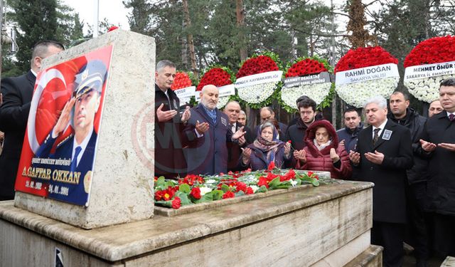 Gaffar Okkan kabri başında anıldı