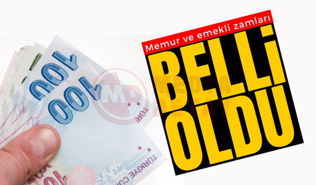Memur ve emeklinin zam oranı belli oldu