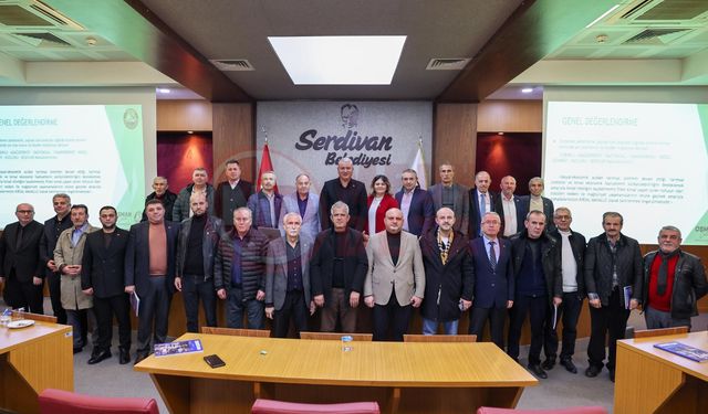 Başkan Çelik, muhtarlarla istişare toplantısında bir araya geldi