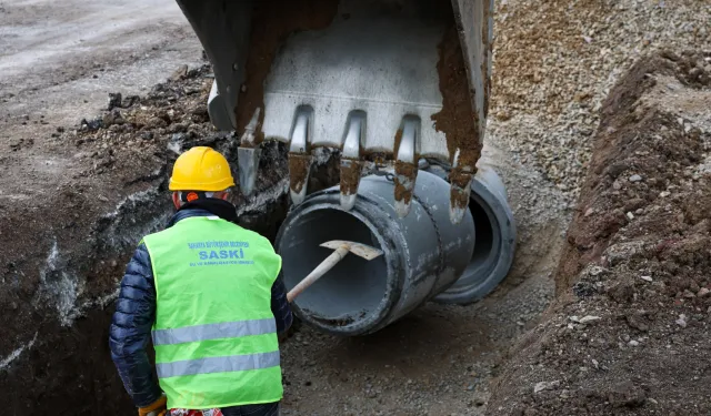 Karakamış'ta yağmur suyu altyapısı yeni hat ile güçleniyor