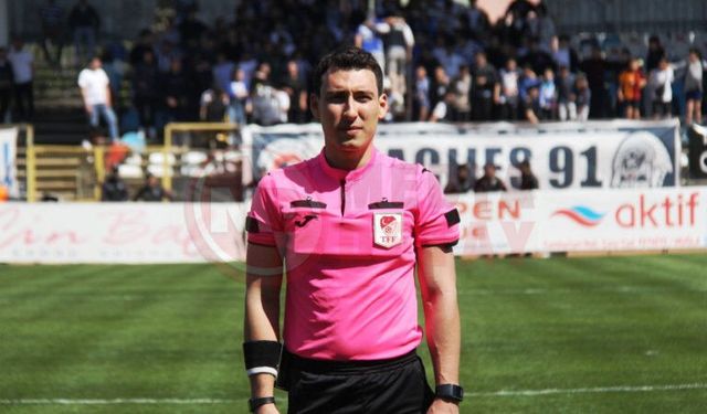 Maçın hakemi Bahadır oldu!