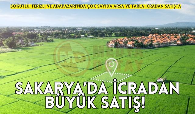 Milyonluk arsa ve tarlalar açık artırmada