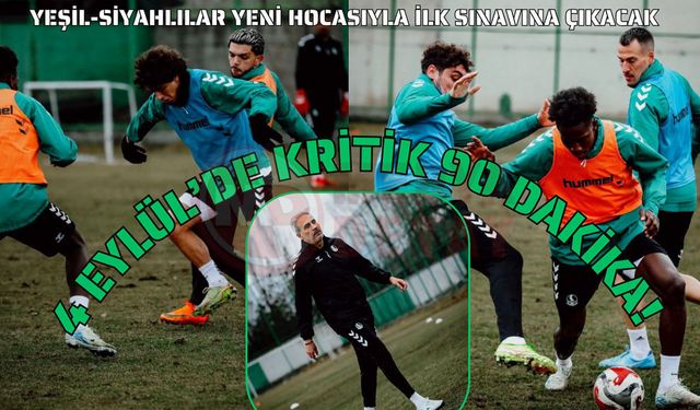 Sakaryaspor yeni hocasıyla ilk sınavına çıkacak