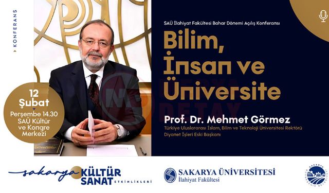 Prof. Dr. Mehmet Görmez SAÜ’de konuşacak