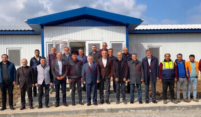 AK Parti heyetinden Karasu–Adapazarı Tren Yolu şantiyesine ziyaret