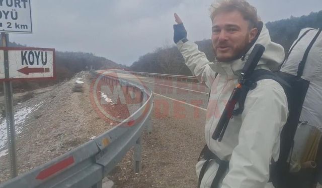 Japonya'ya ulaşmak için Almanya’dan yola çıkan gezgin 6 aydır yürüyor