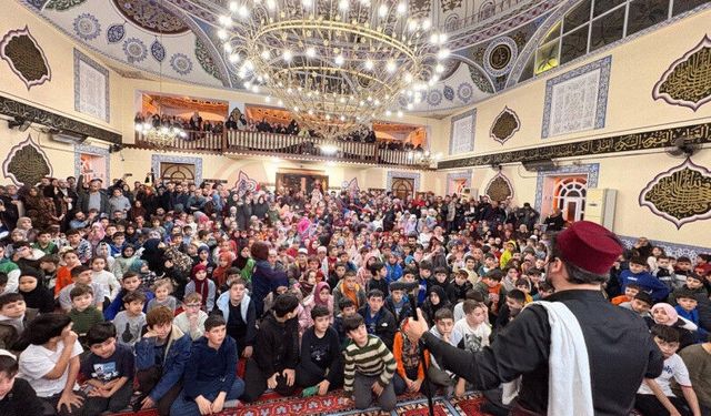 Çocuklarla Ramazan programı ilk haftasında neşe saçtı