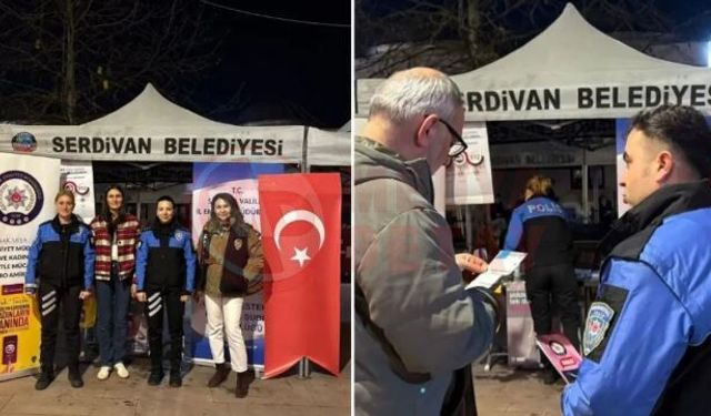 Aile içi şiddet ve dolandırıcılığa karşı standlar kuruldu