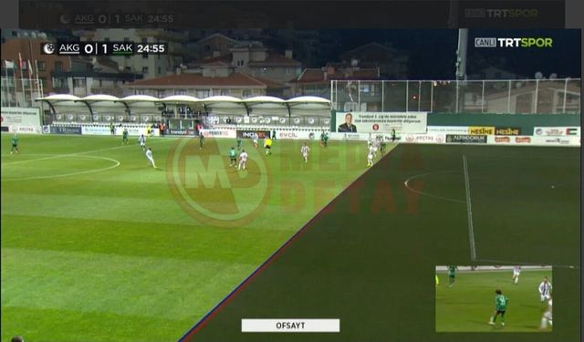 Sakaryaspor'da VAR tepkisi