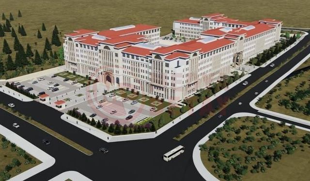 Adliye Sarayı inşaatında inceleme!