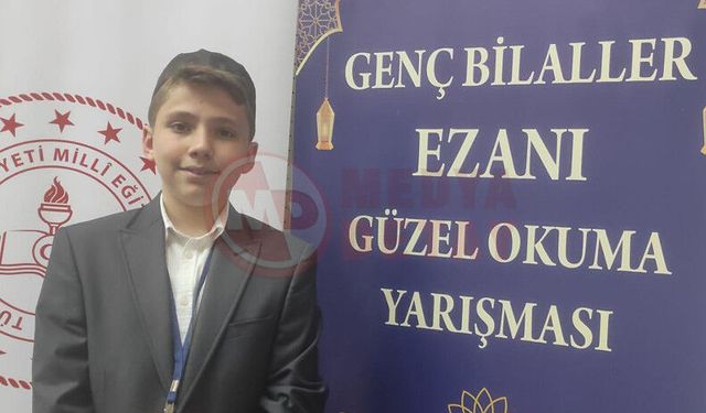 Sakarya’dan “Genç Bilaller Ezan Okuma Yarışması”nda büyük başarı
