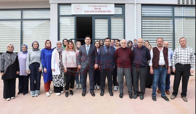 İl Sağlık Müdürü Özdemir’den Geyve’ye ziyaret