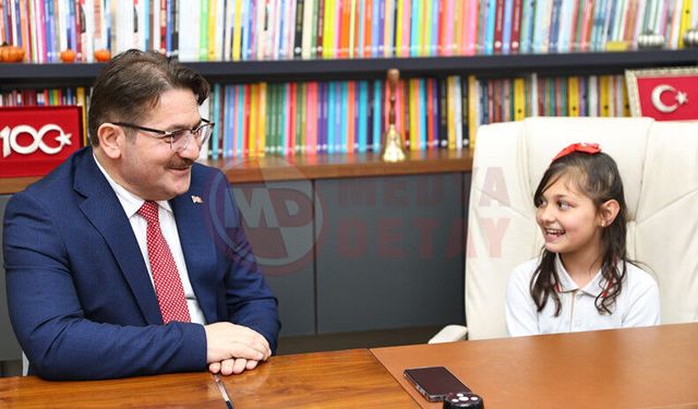 Milli Eğitim Müdürü, koltuğunu Erva’ya devretti