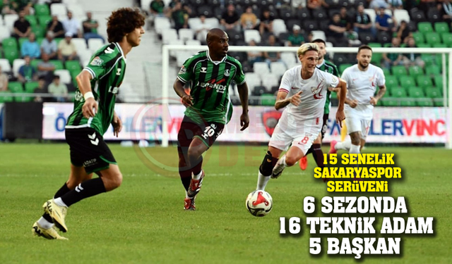 6 Sezonda 16 teknik adam 5 başkan