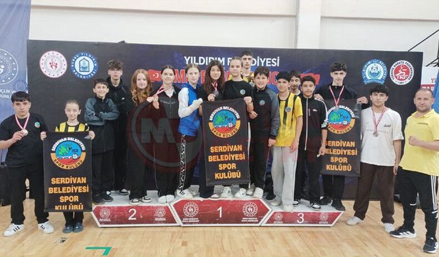 Serdivanlı karatecilerden Bursa’da madalya yağmuru