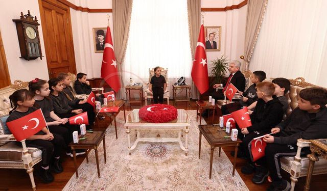 Miniklerden anlamlı ziyaret