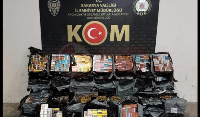 Hendek’te dev kaçakçılık operasyonu!