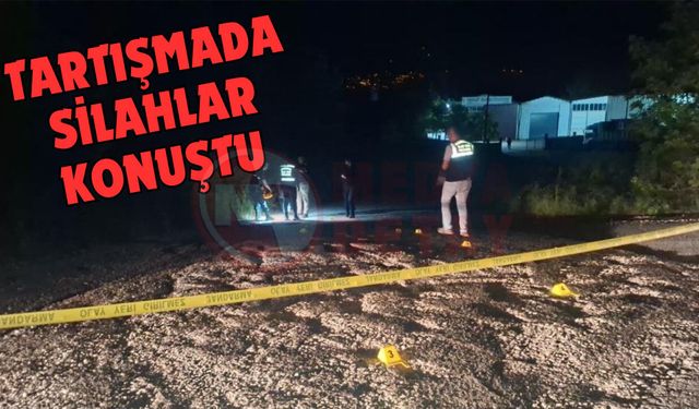 İki grup arasındaki tartışmada silahlar konuştu