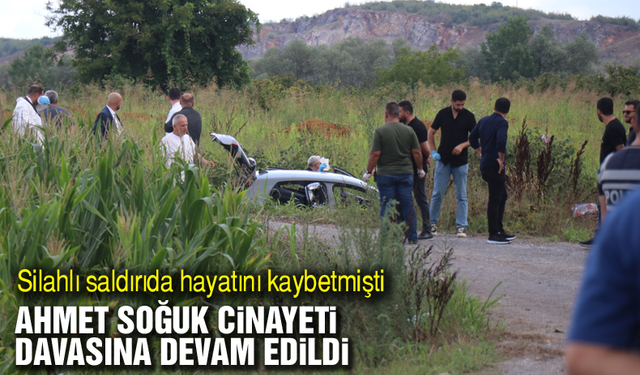 Ahmet Soğuk cinayeti davasına devam edildi