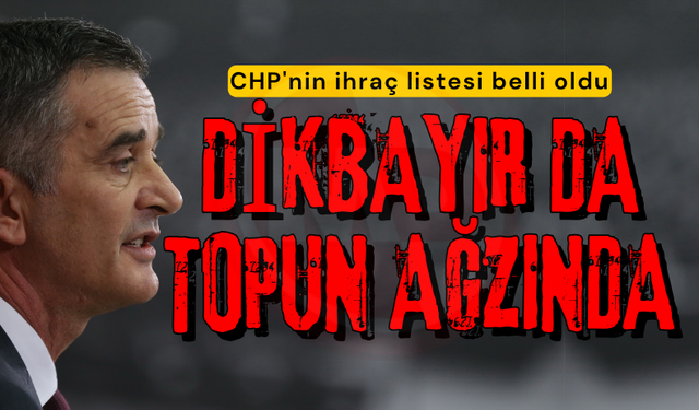 CHP'nin ihraç listesi belli oldu: Sakaryalı milletvekili topun ağzında