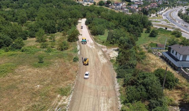 Esentepe’de bağlantı yolu çalışmaları başladı