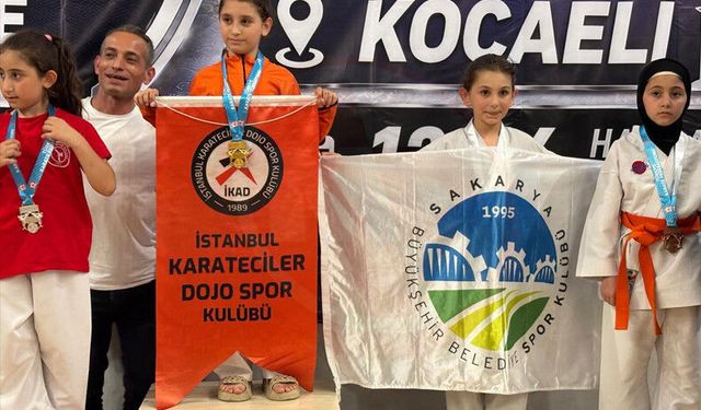 Minik yıldızlar Kocaeli’den 19 madalya ile döndü