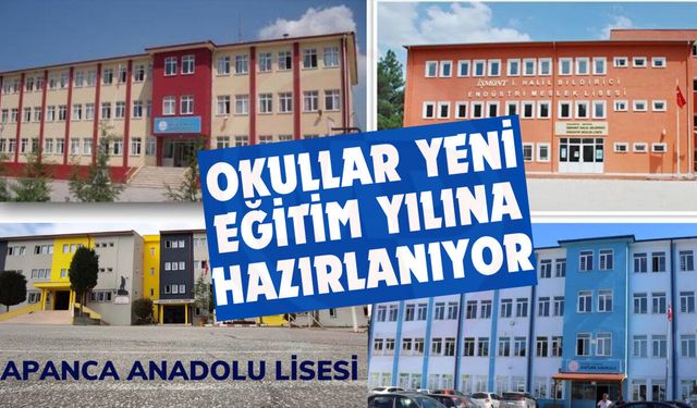 Okullar yeni eğitim yılına hazırlanıyor