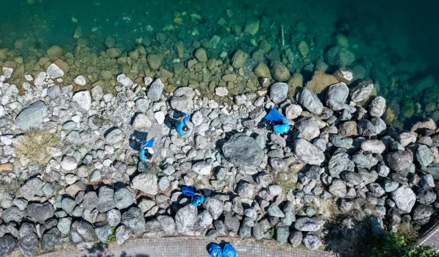SASKİ'den Sapanca Gölü'nde temizlik operasyonu