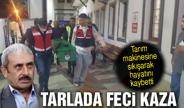Tarlada feci kaza!