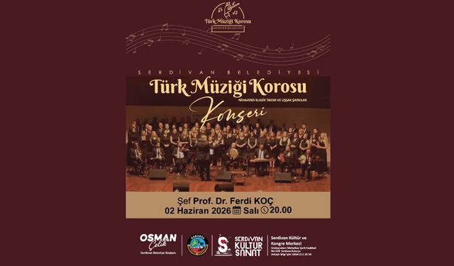 Serdivan Türk Müziği Korosu’ndan Nihavend ve Uşşak esintileri