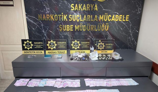 Sakarya'da uyuşturucu operasyonu