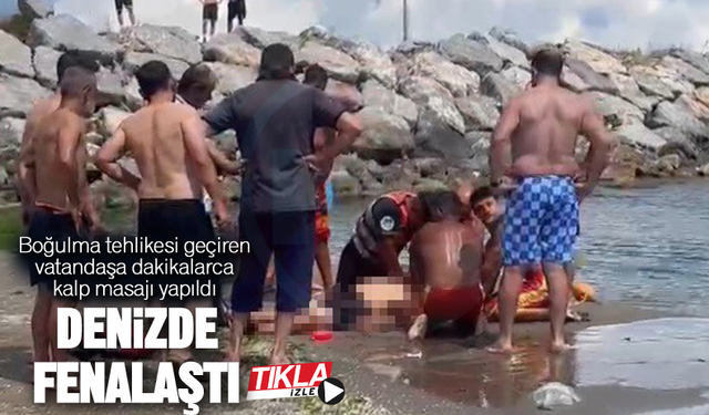 Denizde fenalaştı!