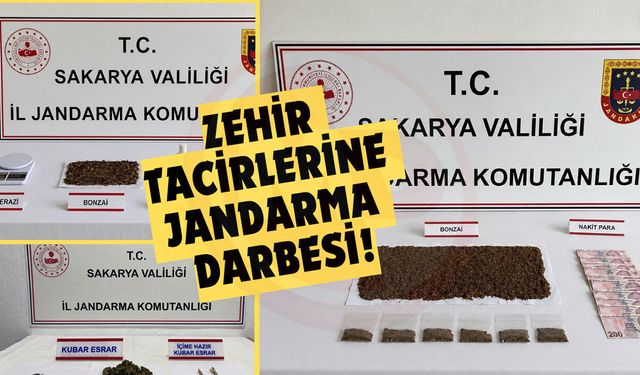 ZEHİR TACİRLERİNE JANDARMA DARBESİ!