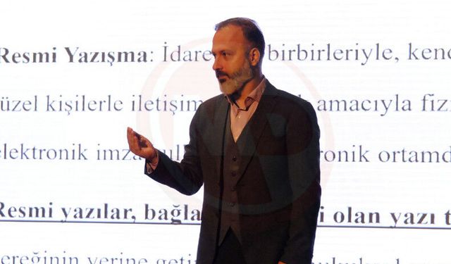 "Resmi Yazışma Kuralları" eğitimi gerçekleştirildi