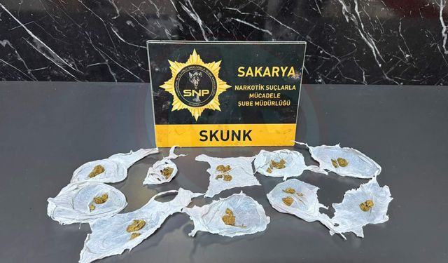 Sakarya'da uyuşturucu operasyonu: 1 tutuklama!